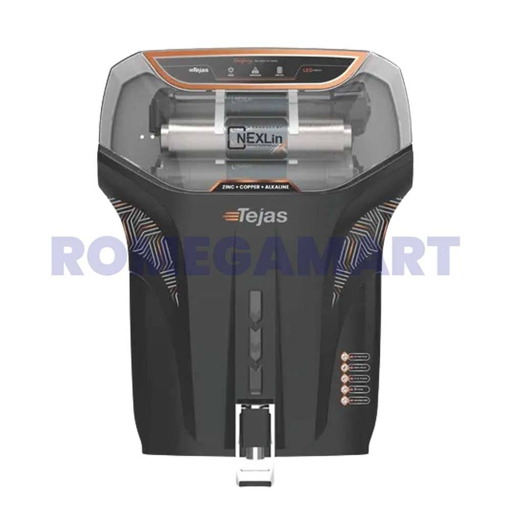 Nexlin Tejas Half Thermocol Black Transparent Color RO+UV+TDS+UF RO Water Purifier For Home 