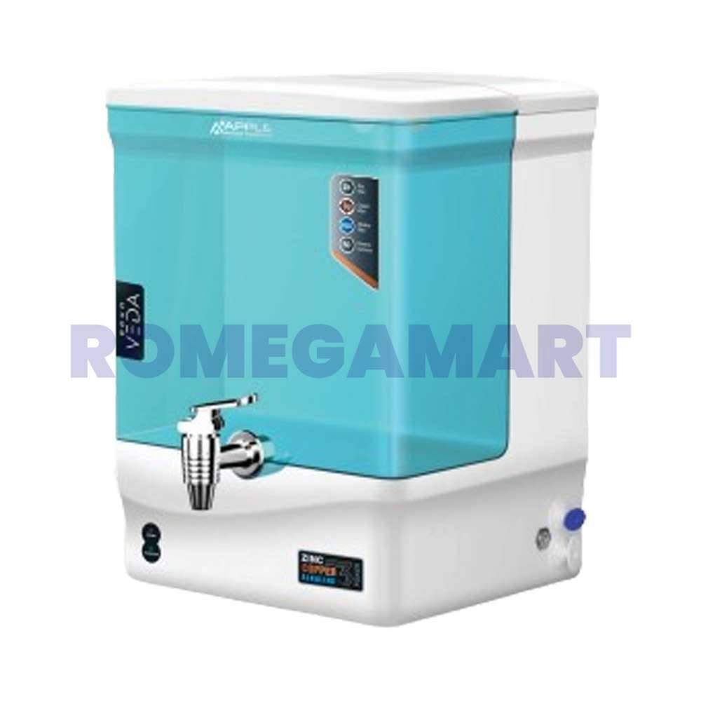 Apple Aqua Veda Sea Green Color 10 Liter Storage RO Water Purifier For Home 