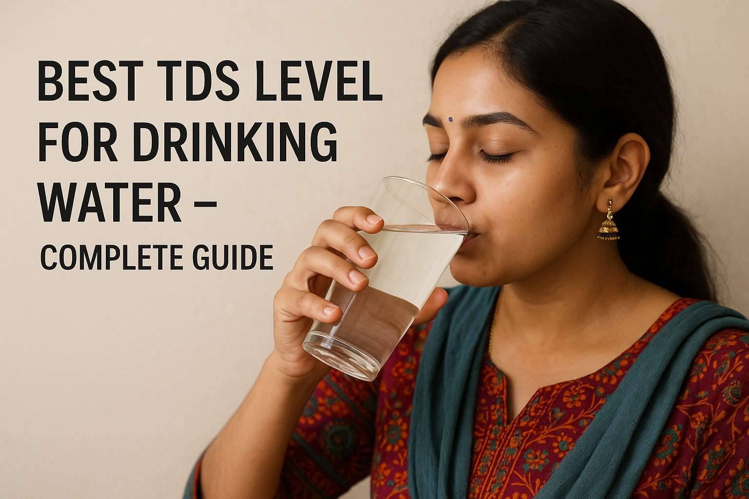 Best TDS Level for Drinking Water – Complete Guide